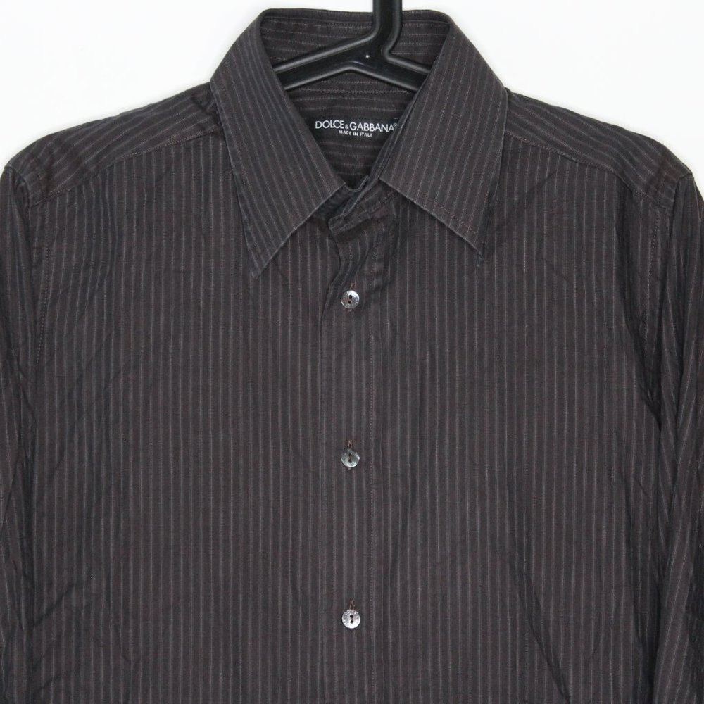 Dolce & Gabbana Button Up Dress Shirt G613 - Picture 2 of 6